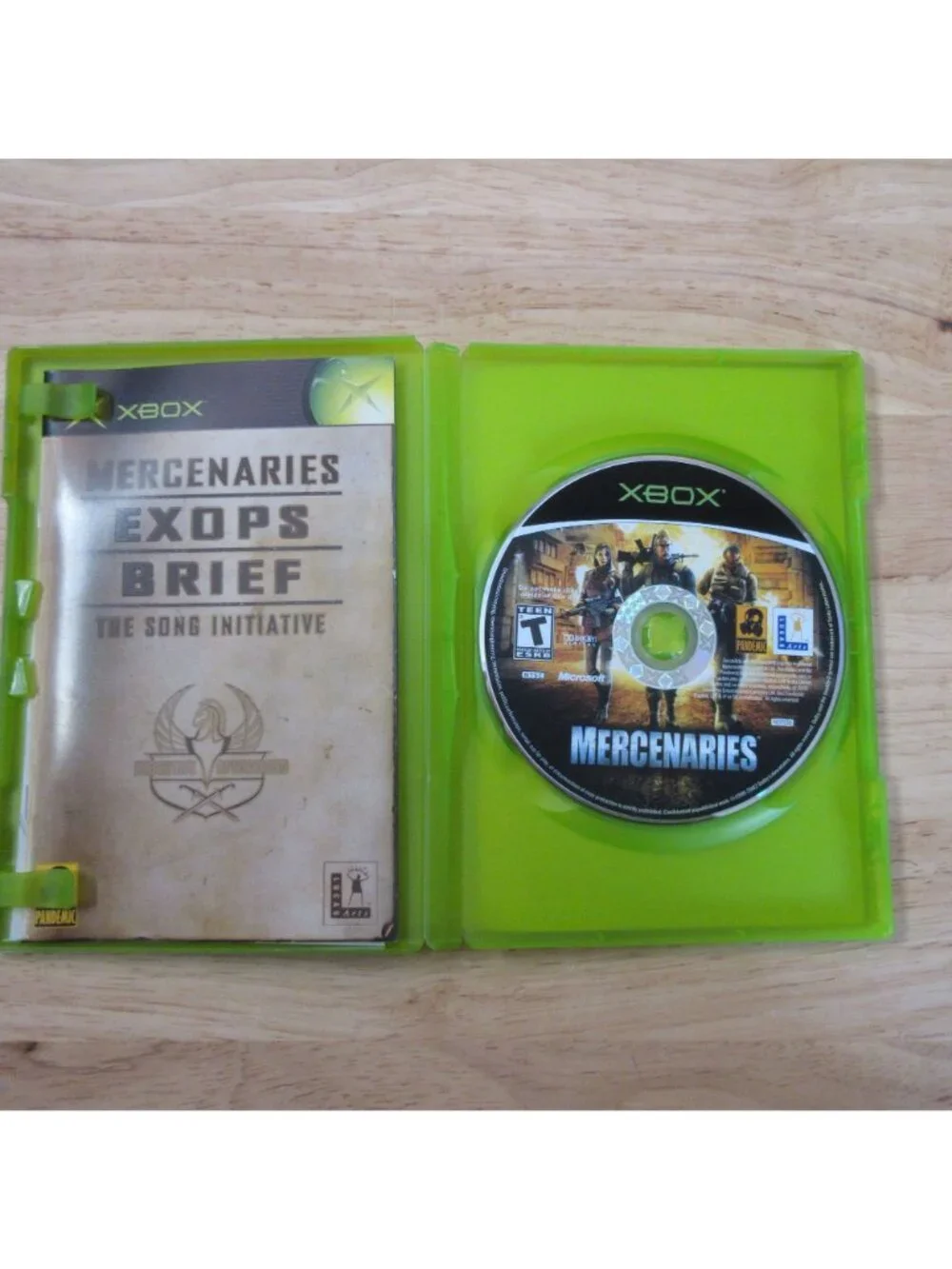 Mercenaries Playground of Destruction (Microsoft Xbox, 2005) Inc Manual